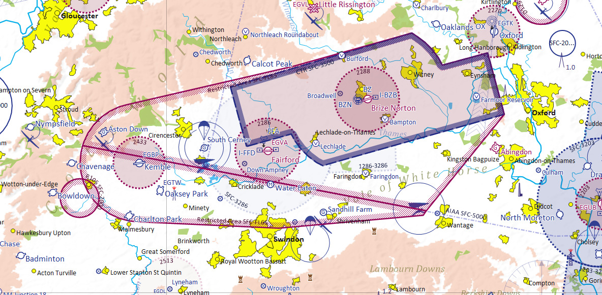 FIGURE 5: Royal International Air Tattoo RA(T) DEPICTION ON MOVING MAP