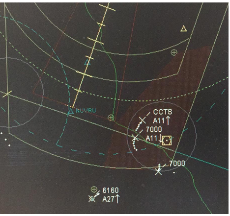Figure 4 LFA on Doncaster radar screens