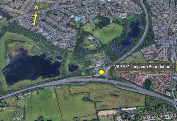 Figure 7 – A31 Tongham Roundabout) VRP